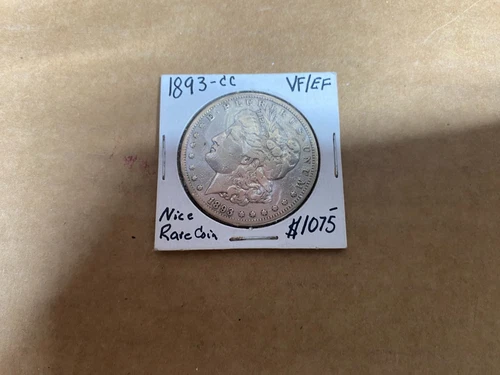 Rare  1893 CC Morgan Dollar - VF/xf You be the judge -