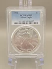 1998 $1 American Silver Eagle PCGS MS69
