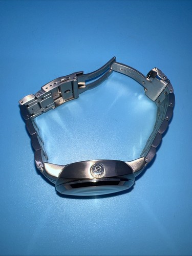 Nautis Stealth Men's Watch 45mm Swiss Movement Blue Stainless Needs New Battery - Picture 3 of 8