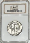 1945 Walking Liberty Half Dollar NGC MS-65 - Discounted for sticker on reverse!