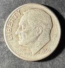 1950-S Roosevelt Dime (Circulated) - (#1074) Very Fine Condition