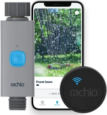Rachio Smart Hose Timer (1 Valve + 1 Wifi Hub) – App-Controlled Outdoor Faucet T