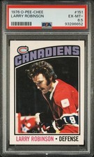 1976-77 O-Pee-Chee #151 Larry Robinson PSA 6.5 HOF
