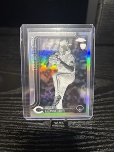 2025 Topps Chrome - Rhett Lowder #147 Negative Refractor (RC) Cincinnati Reds