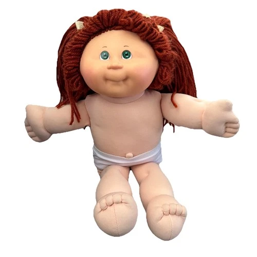Vintage 1978 Cabbage Patch Kid CPK, Red Hair with Green Eyes,