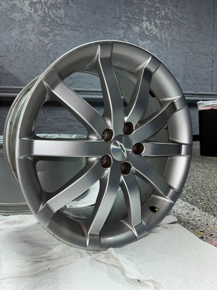 GENUINE ASTON MARTIN DB9 SPEEDLINE 10 SPOKE 19" INCH SILVER ALLOY FULL SET