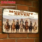Western Movie Poster Creative Garage Tin Metal Signs Home Décor 8x12