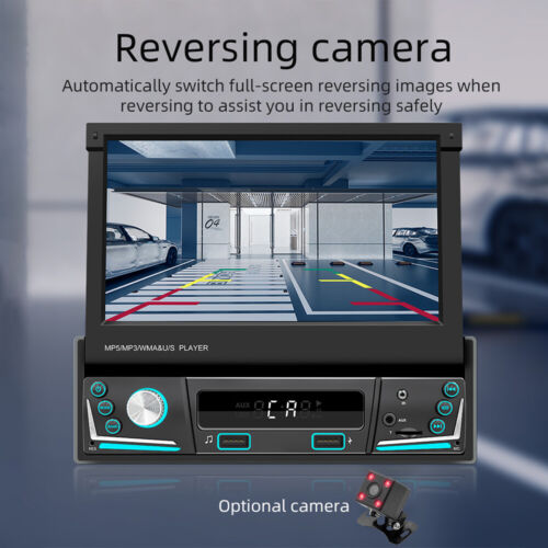 Single 1DIN Carplay Touch Screen Android Auto Car Radio Stereo Player BT WiFi - Picture 17 of 24