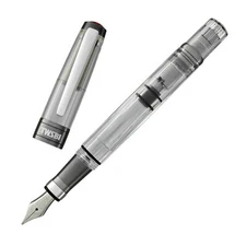 TWSBI Diamond 580ALR Fountain Pen in Nickel Gray - Broad Point NEW in box