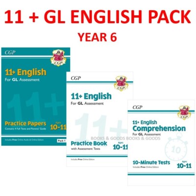 11+ Plus GL English Practice Paper, Practice Book & Assessment Test Ages 10-11