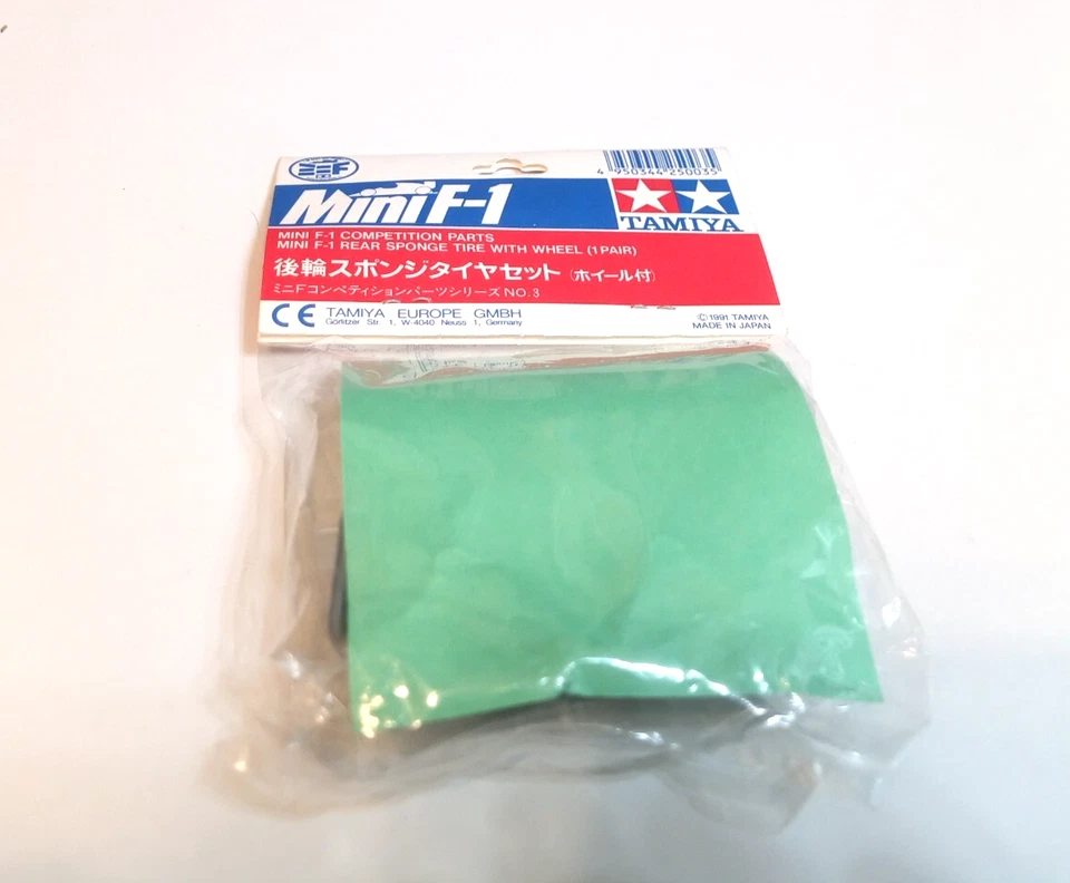 Tamiya Mini F1 Rear Sponge Tire With Wheel (1Pair) F1 Competition Parts No.3 NEW - Image 2 of 4