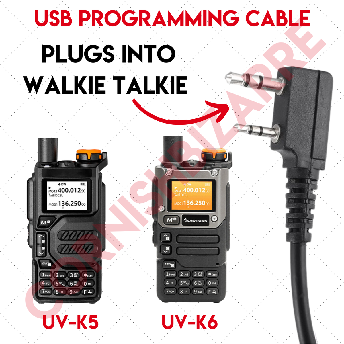 Programmare Quansheng UV K5 E Baofeng UV 5R Wreless Senza Cavo Con - Foto 1