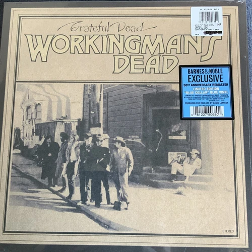 Grateful Dead Workingman's Dead Blue Vinyl New Sealed Ltd 4K 50th Anniv OOP Ltd