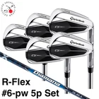 Taylormade Qi Iron Wedge #6-pw 5pcs Set R Flex Diamana BLUE TM60 Graphite Shaft