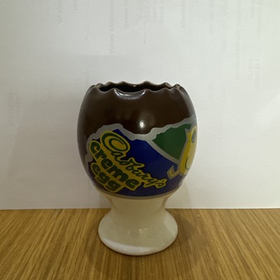 Cadburys Creme Keramik Eierbecher Vintage Retro Ostern 