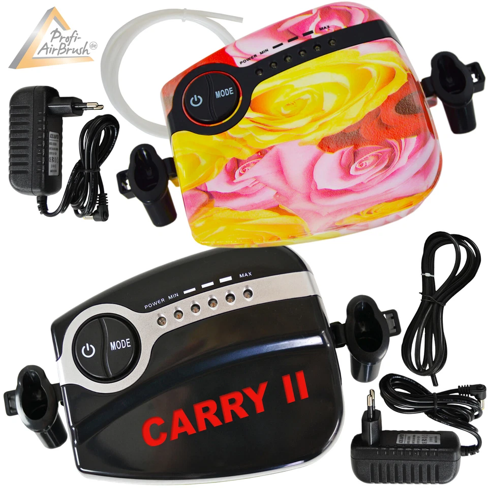 AIRBRUSH KOMPRESSOR SET KOMPLETT KIT AIRBRUSHPISTOLE SCHLAUCH AIRBRUSHKOMPRESSOR - Bild 2 von 3