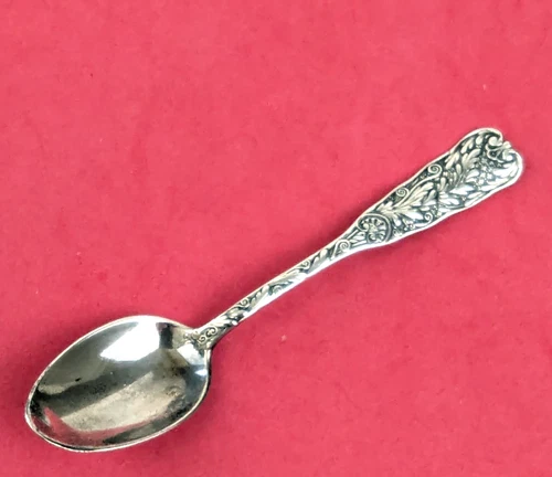 SAINT CLOUD by Gorham 1885 Sterling Silver Demitasse Spoon 4 3/8" No Monos