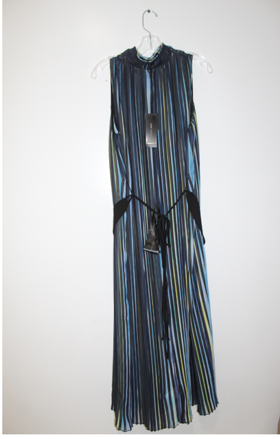 bcbg rainbow pleated dress