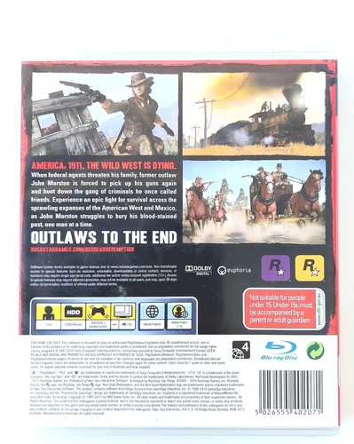 Red Dead Redemption PS3 - Complete With Manual And Map DISC MINT - Picture 2 of 6