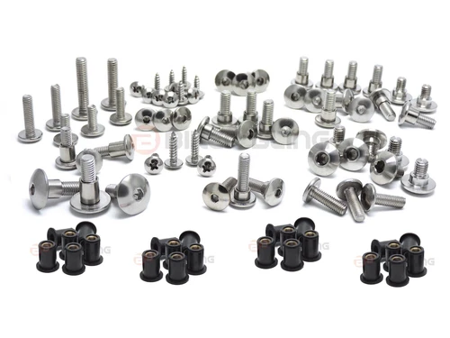 Yamaha XTZ 750 Super Tenere 1989-1999 stainless steel fairing bolts pan head kit