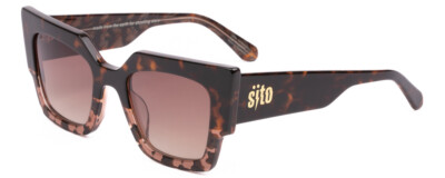 SITO SHADES SENSORY DIVISION Cateye Sunglass Quartz Tort/Rosewood Gradient 53 mm