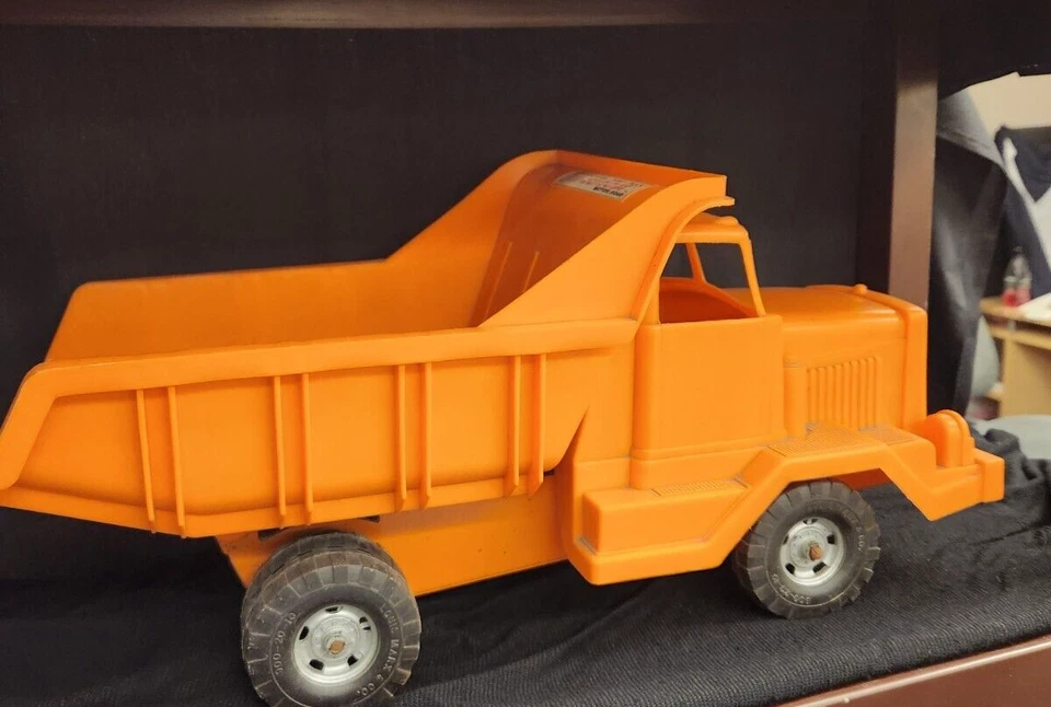 Camión de volteo Marx-A-Haul Big Job años 60 batería juguete zoom Marx - Funciona muy bien Foto 3 de 4