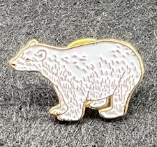 POLAR BEAR ENAMEL PIN BADGE UNKNOWN SOURCE