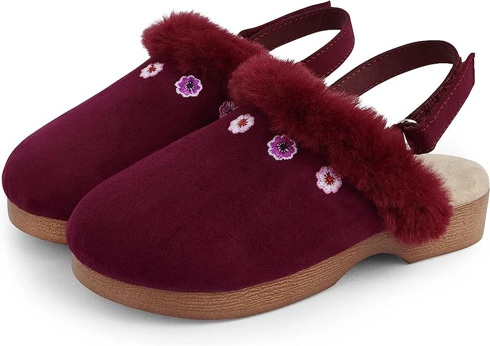 Zuecos de gamuza sintética Gymboree para niñas, talla: 1 niño grande, NUEVOS Foto 2 de 4