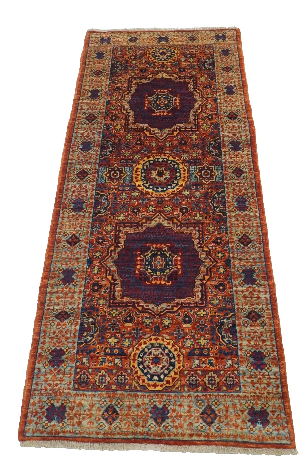 奖章传统长条地毯