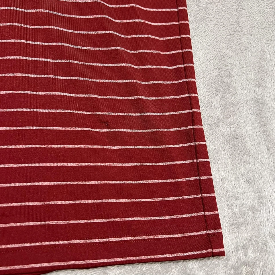 South Carolina Gamecocks Shirt Mens Medium Striped NCAA Under Armour Polo Golf - Image 2 of 4