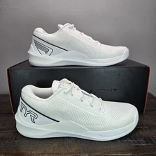 TYR CXT-2 Trainer Mens Size 12 Athletic Training Lifting Gym Shoes White Black