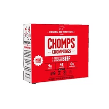 Grass-Fed and Finished Original Beef Mini Jerky Snack Sticks, 4g of Protein 