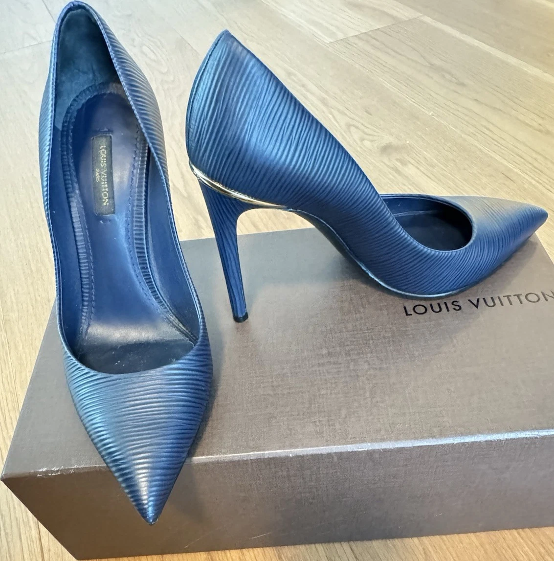 Louis Vuitton Blue Heels for Women for sale | eBay