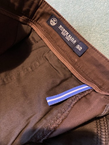 NORTH SAILS Men’s Vintage Stretch Cotton Canvas Shorts W40 XL Brown Cotton 1015 - Picture 8 of 8