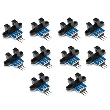 10PCS IR Infrared Sensor Module Slotted Optical Optocoupler Speed Measuring... 