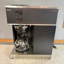 BUNN VPR Commercial Coffee Brewer Maker 2 Warmers Dual Plate USA Tested
