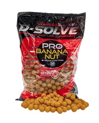 Starbaits Probiotic Banana Nut D-Solve 20mm 2,5kg Boilies mit Partikel
