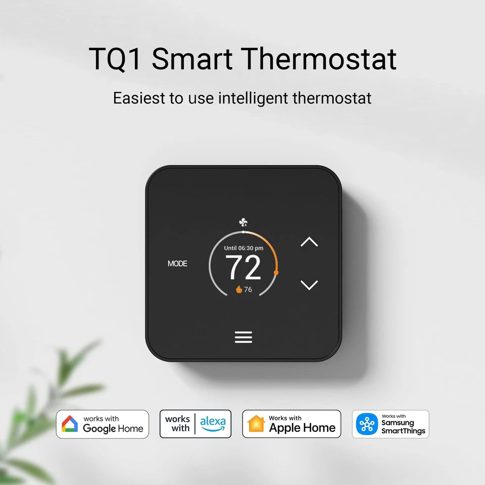 TQ1 Smart Thermostat for Home, Programmable WiFi with Matter Protocol for Tem... - Image 2 of 4