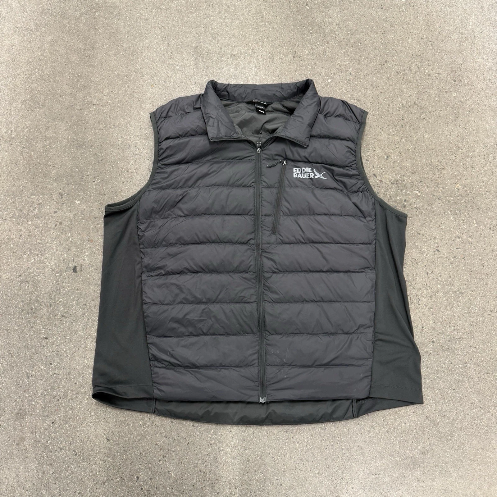 Eddie Bauer 550 Down Puffer Vest Mens Full Zip Size 2XL