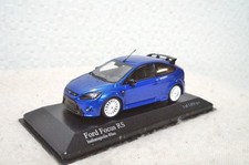 Minichamps Ford Focus RS 2009 1 43 Miniature Car Blue FORD