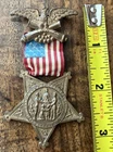 GAR Grand Army of The Republic 1861 - 1866 US Civil War Veterans Medal / Badge