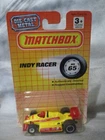 Vintage Matchbox #65 Indy Racer in Yellow & Red   1/64 Scale Diecast