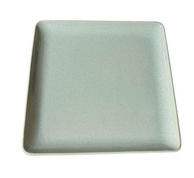 Heath Ceramics Green Large Square Dinner Serving Plate 9 1/2'' MCM Sausalito