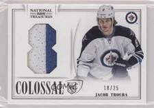 2013 National Treasures Jersey Number Die-Cut Prime /25 Jacob Trouba Rookie RC