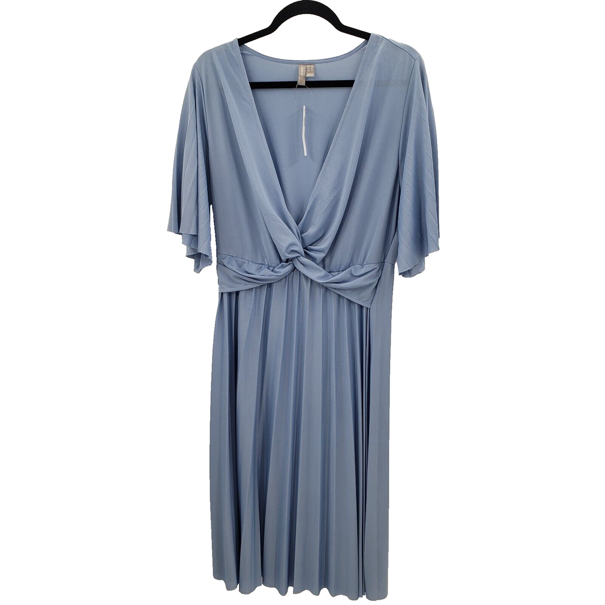 blue mini dress asos ASOS Luxe Navy Blue Sequin Faux Feather Heart Cut Out Back Mini Dress 2 $140