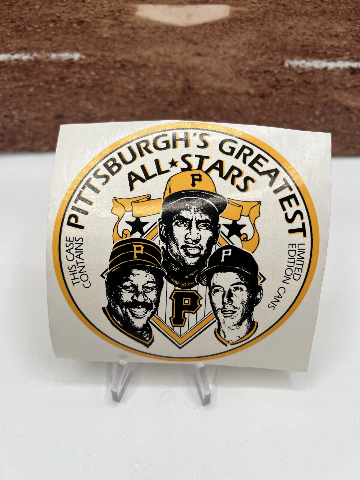 Iron City Beer Roberto Clemente Stargell Mazeroski Sticker Pittsburgh Pirates