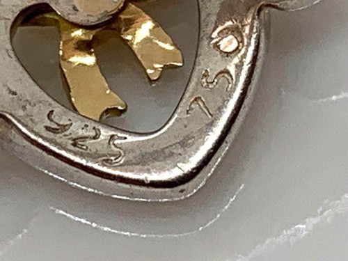 Tiffany & Co. Anillo Plata 925 Oro 750 Tamaño 4.5-5 (US) con Bolsa Arco Coraz... - Imagen 10 de 14