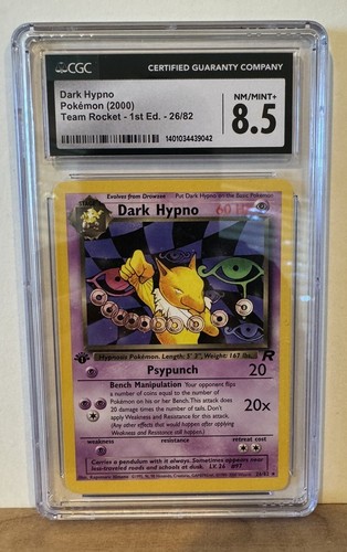 Dark Hypno (1st Edition) graded CGC 8.5 for sale on eBay