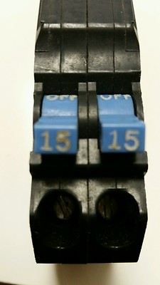 MM1515 Murray Type MM Twin Circuit Breaker 2 Pole 15/15 Amp 240V