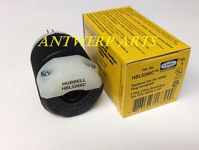 HUBBELL HBL 5266C PLUG INSULGRIP 2P3W 15A 125V NEMA 5-15P [NEW IN - Foto 7